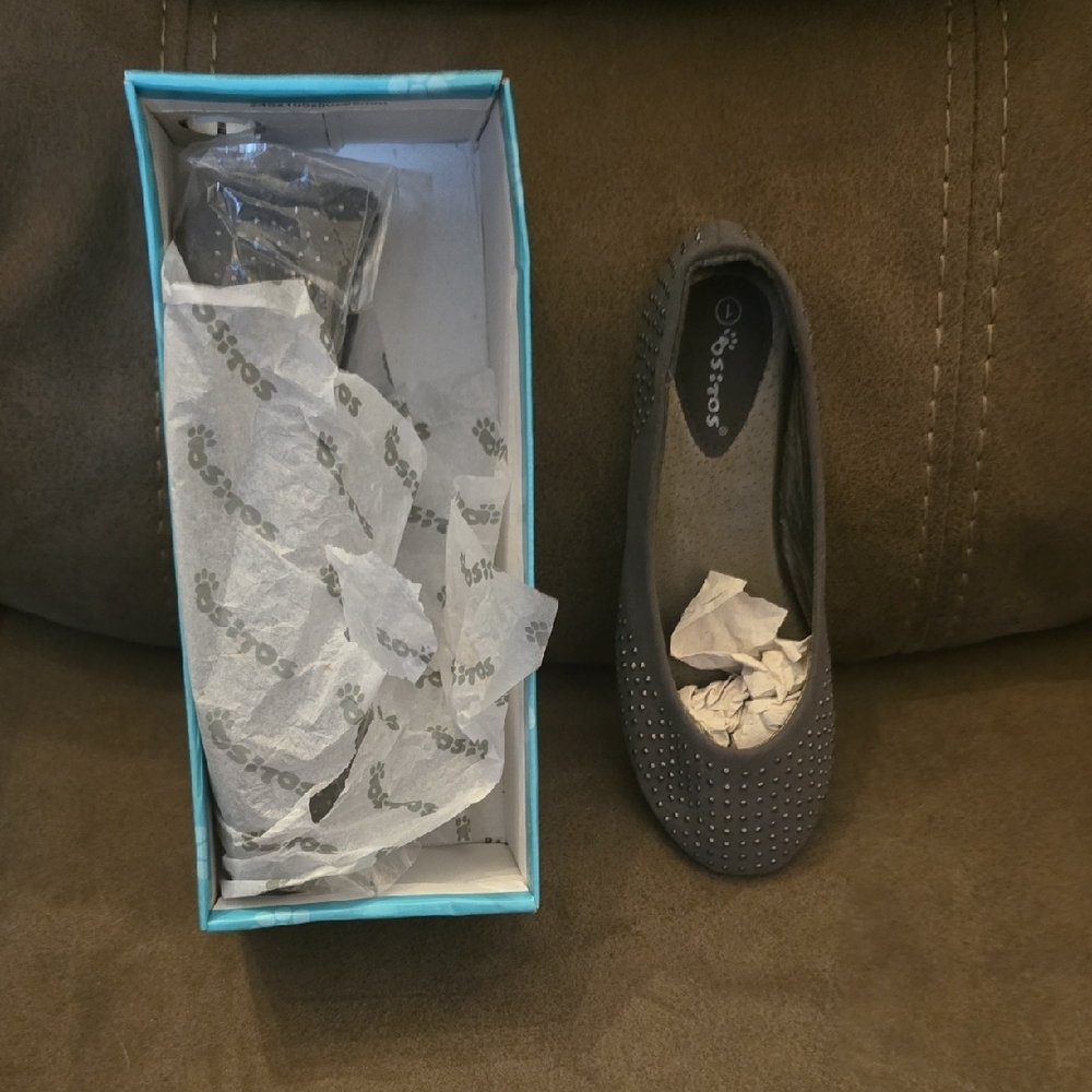 Gray Women's Flats